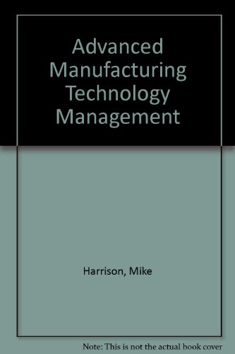 Book Advanced Manufacturing Technology Management free