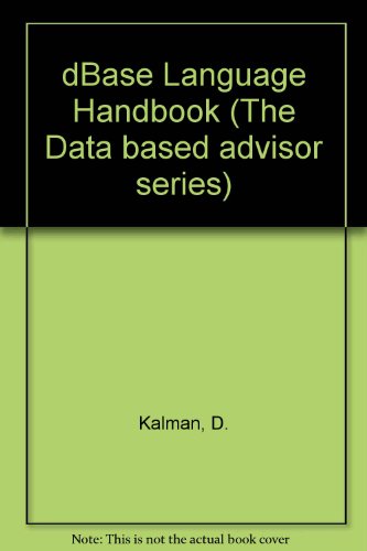 Book Dbase Language Handbook free