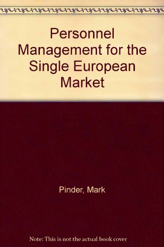 Book Personnel Management for the Single European Market free