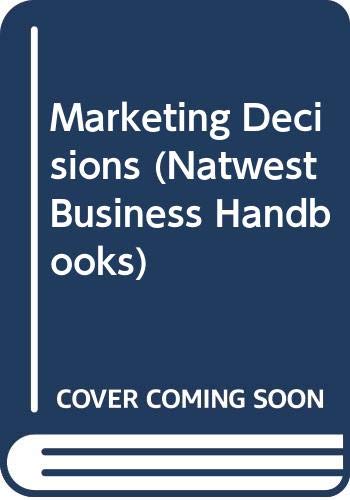 Book Marketing Decisions (Natwest Business Handbooks) free