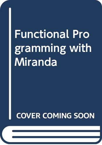 Book Functional Programming with Miranda free