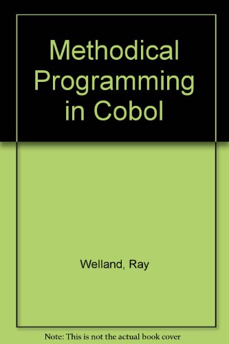 Book Methodical Programming in Cobol-85 free