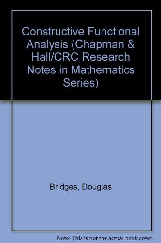 Book Constructive functional analysis (Research notes in mathematics) free