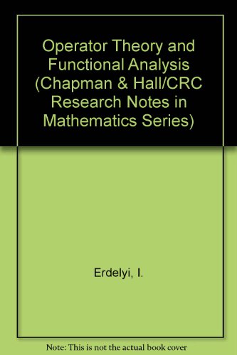 Book Operator theory and functional analysis free