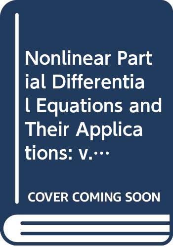Book Nonlinear Partial Differential Equations & Their Applications: College De France Seminar Vol. 1 (research Notes In Mathematics) free
