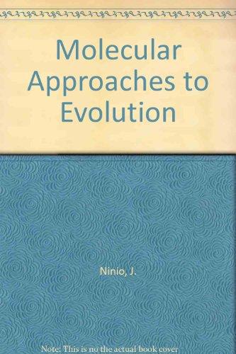 Book Molecular Approaches To Evolution free