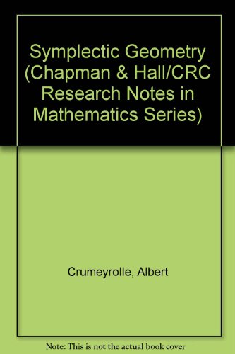 Book Symplectic Geometry (research Notes In Mathematics) free