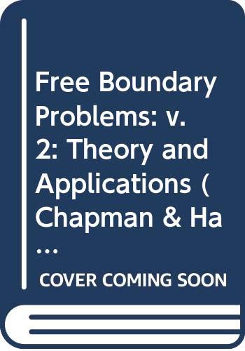 Book Free Boundary Problems (Research Notes Inmathematics Series) (v. 2) free