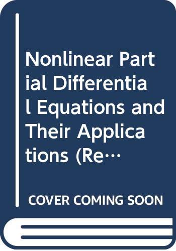 Book Nonlinear Partial Differential Equation (L Nonlinear Partial) free