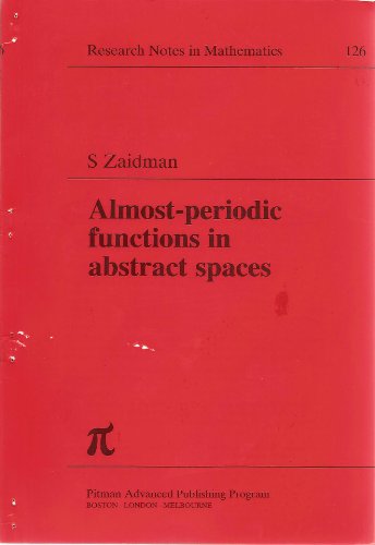 Book Almost-periodic Functions In Abstract Spaces free