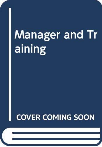 Book The Manager And Training (the Times Management Library) free