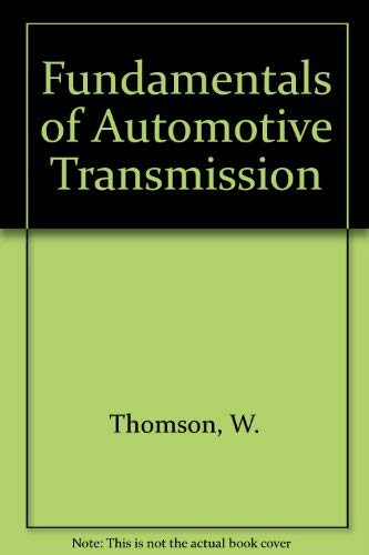 Book Fundamentals of automotive transmissions, free
