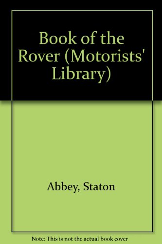 Book Book of the Rover (Motorists' Library) free