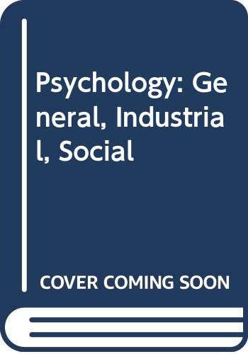 Book Psychology: General, Industrial, Social free
