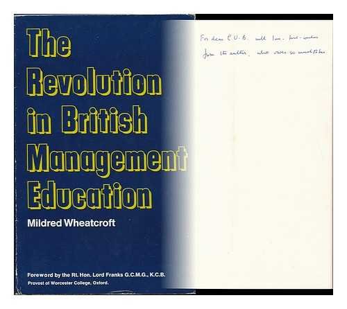 Book The revolution in British management education; free