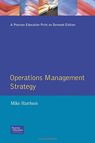 Book Operations Management Strategy free