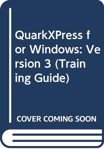 Book Training Guide: Quarkxpress Version 3 free
