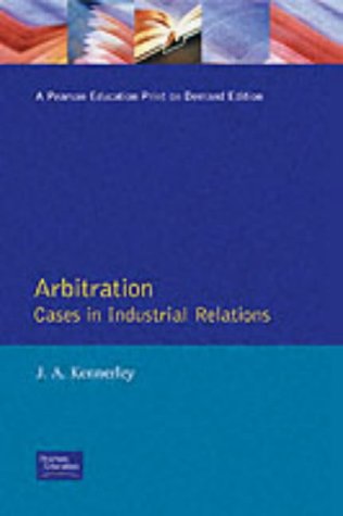Book Arbitration: Cases in Industrial Relations free