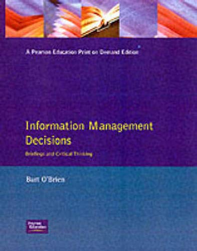Book Information Management Decisions: Briefings and Critical Thinking free