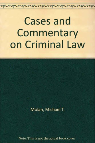 Book Cases and Commentary on Criminal Law free