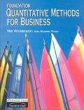 Book Foundation Quantitative Methods for Business free