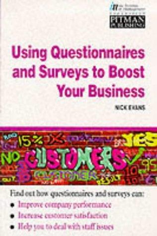 Book Using Questionnaires and Surveys to Boost Your Business free