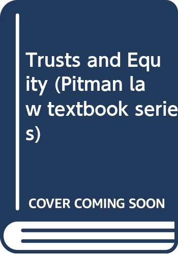 Book Trust and Equity (Pitman Law Textbook Series) free