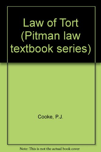 Book Law of Tort (Pitman Law Textbook Series) free