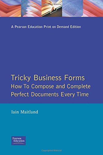 Book Tricky Business Forms (institute Of Management) free