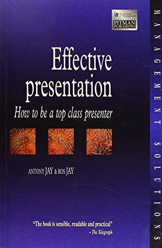 Book Effective Presentation: How to Be a Top Class Presenter (Institute of Management) free