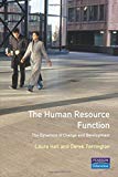 Book The Human Resource Function: The Dynamics of Change and Development free