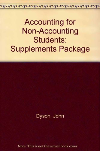 Book Accounting For Non-accounting Students: Supplements Package free
