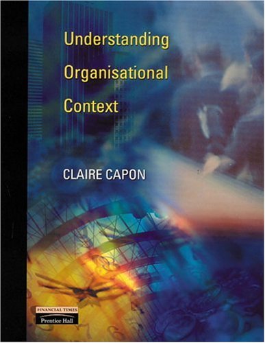 Book Understanding Organisational Context free