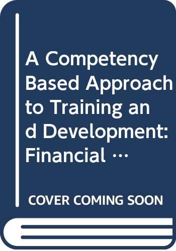 Book A Competency Based Approach to Training and Development free