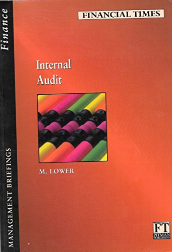 Book Financial Times Management Briefings: Internal Audit (ft Management Briefings) free