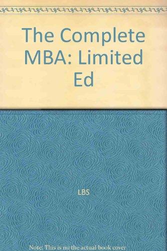 Book Complete Mba Companion free