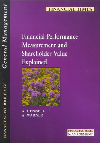 Book Financial Performance Measurement and Shareholder Value Explained free