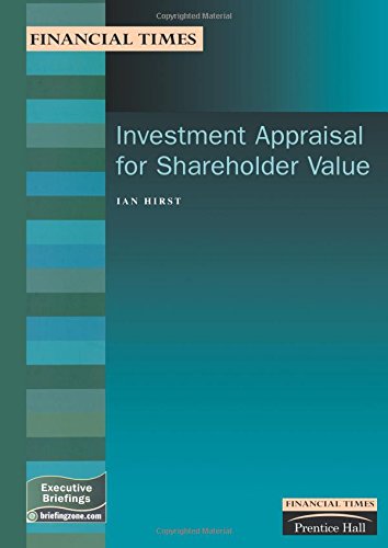 Book Investment Appraisal for Shareholder Value (Financial Times Management Briefings) free