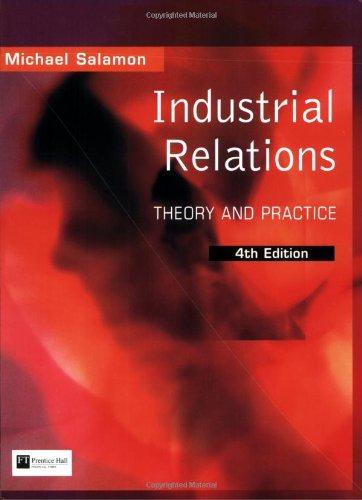 Book Industrial Relations: Theory and Practice free