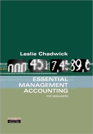 Book Essential Management Accounting for Managers free