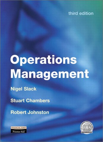 Book Operations Management (3rd Edition) free