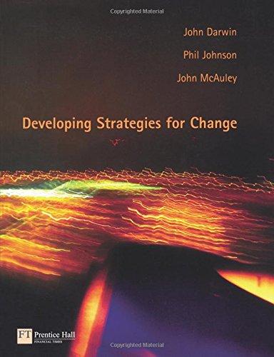 Book Developing Strategies for Change free