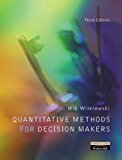 Book Quantitative Methods for Decision Makers free