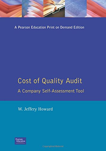 Book Cost Of Quality Audit (financial Times Series) free