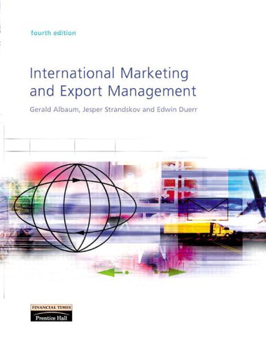 Book International Marketing and Export Management (4th Edition) free