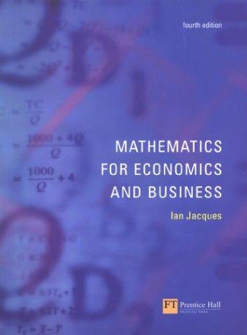 Book Mathematics for Economics & Business free