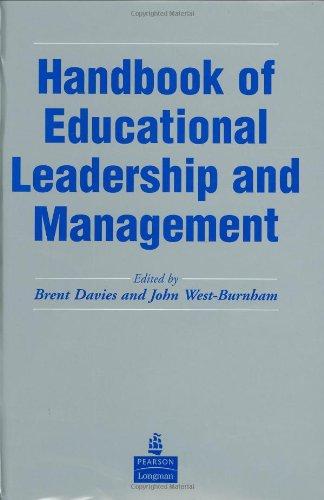 Book Handbook Of Educational Leadership & Management free