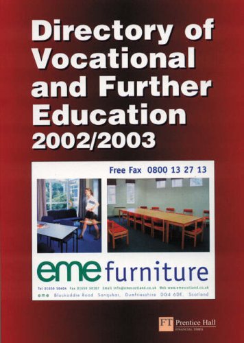 Book Directory Of Vocational And Further Education 2002/2003 free