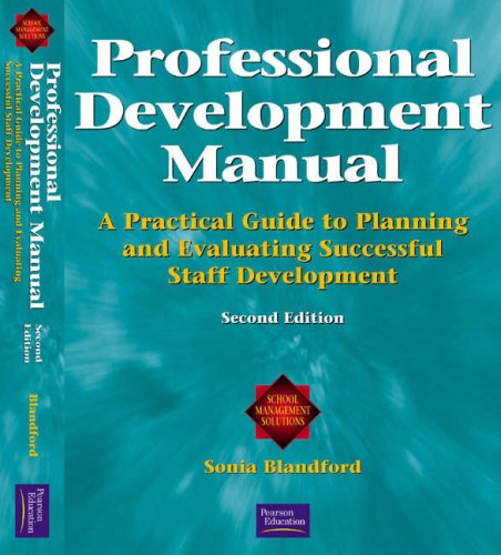 Book Professional Development Manual: A Practical Guide to Planning and Evaluating Successful Staff Development (SMS) free