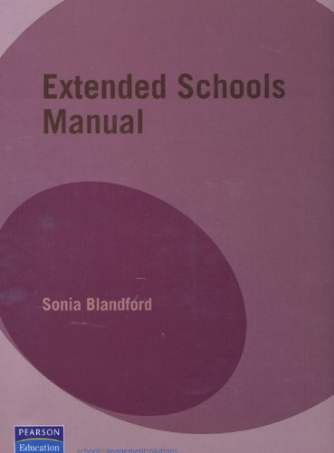 Book Extended School's Manual free